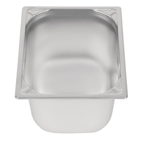 Vogue Heavy Duty Stainless Steel 1/2 Gastronorm Tray 200mm