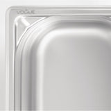 Vogue Heavy Duty Stainless Steel 1/4 Gastronorm Tray 100mm