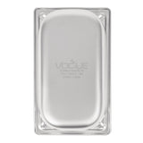 Vogue Heavy Duty Stainless Steel 1/4 Gastronorm Tray 100mm