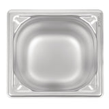 Vogue Heavy Duty Stainless Steel 1/6 Gastronorm Tray 150mm