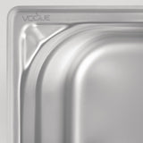 Vogue Heavy Duty Stainless Steel 1/6 Gastronorm Tray 150mm