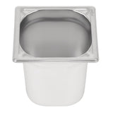 Vogue Heavy Duty Stainless Steel 1/6 Gastronorm Tray 200mm