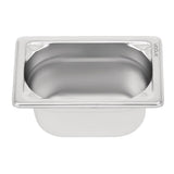 Vogue Heavy Duty Stainless Steel 1/9 Gastronorm Tray 100mm