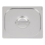 Vogue Heavy Duty Stainless Steel 1/2 Gastronorm Tray Lid