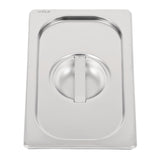 Vogue Heavy Duty Stainless Steel 1/4 Gastronorm Tray Lid
