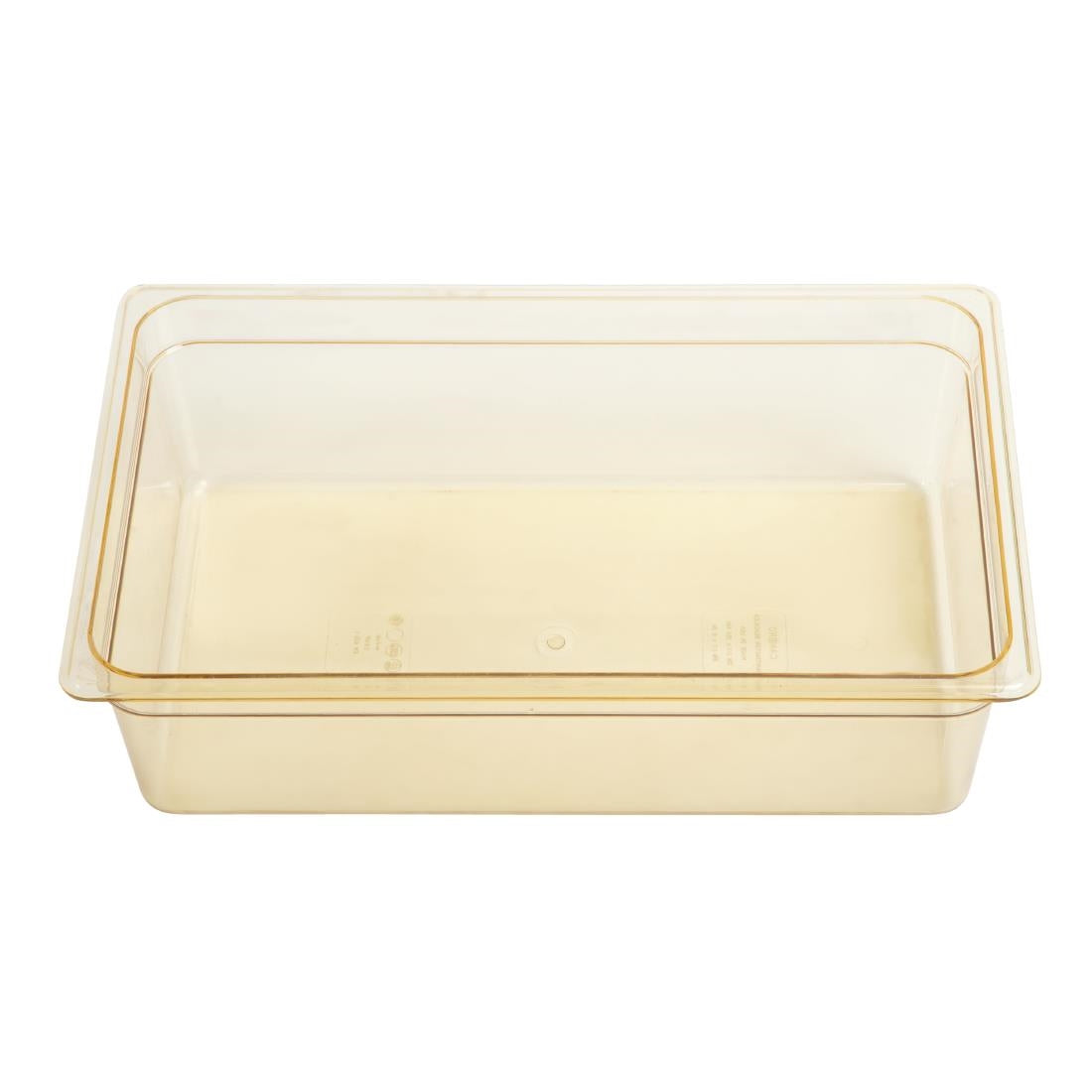 Cambro High Heat Polycarbonate 1/1 Gastronorm Tray 150mm
