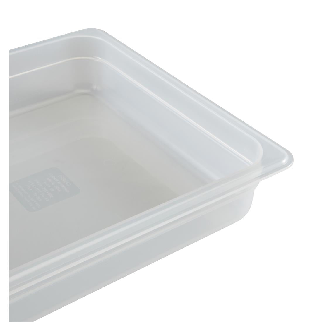 Cambro Polypropylene 1/1 Gastronorm Food Tray 100mm