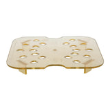 Cambro High Heat Polycarbonate 1/6 Gastronorm Drain Plate
