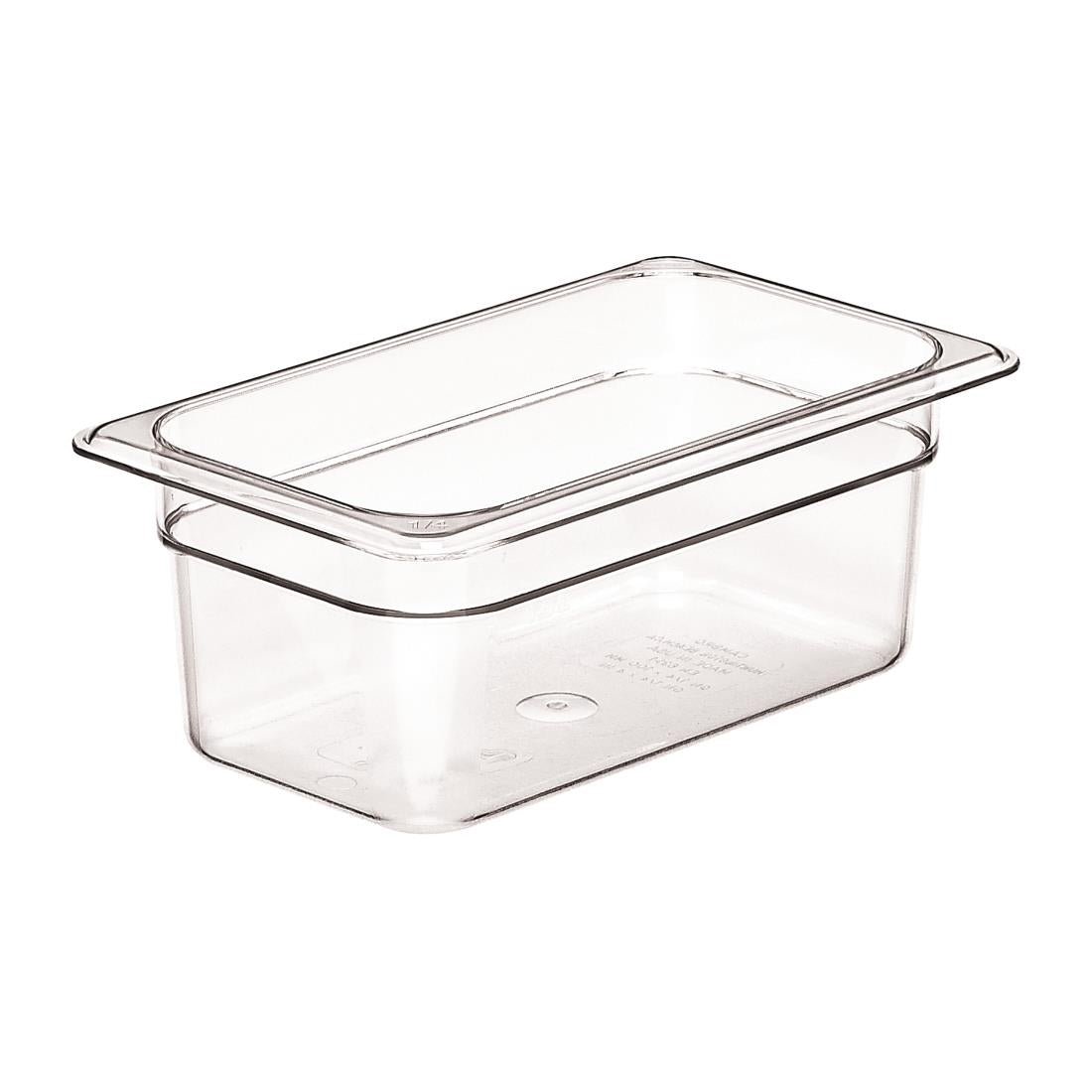 Cambro BPA Free Gastronorm Food Tray GN 1/4 100mm
