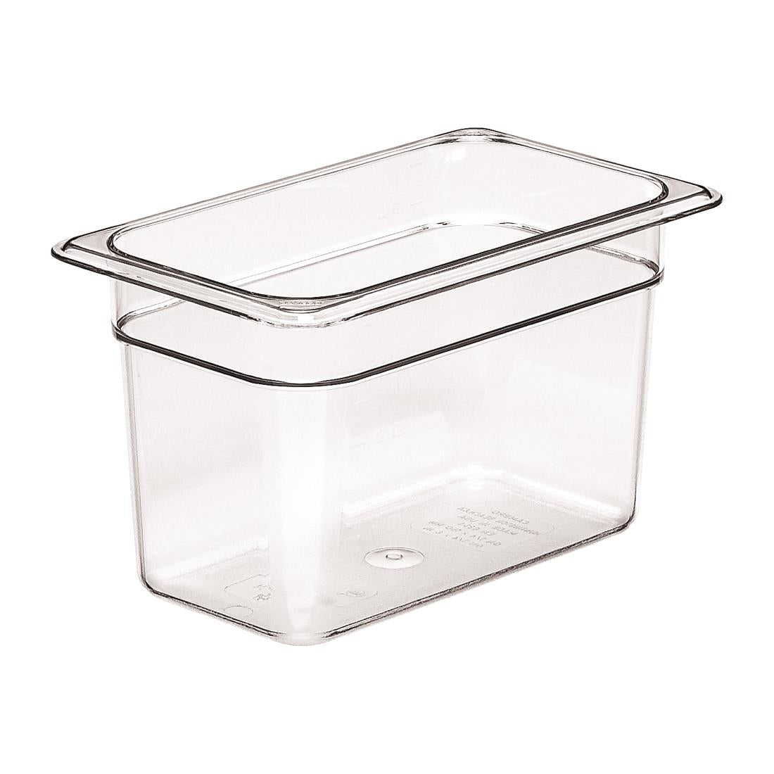 Cambro BPA Free Gastronorm Food Tray GN 1/4 150mm