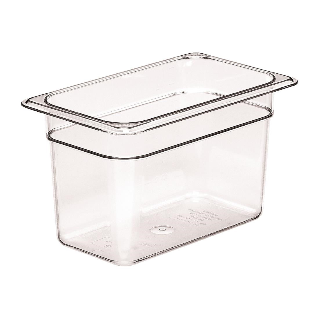 Cambro BPA Free Gastronorm Food Tray GN 1/4 150mm