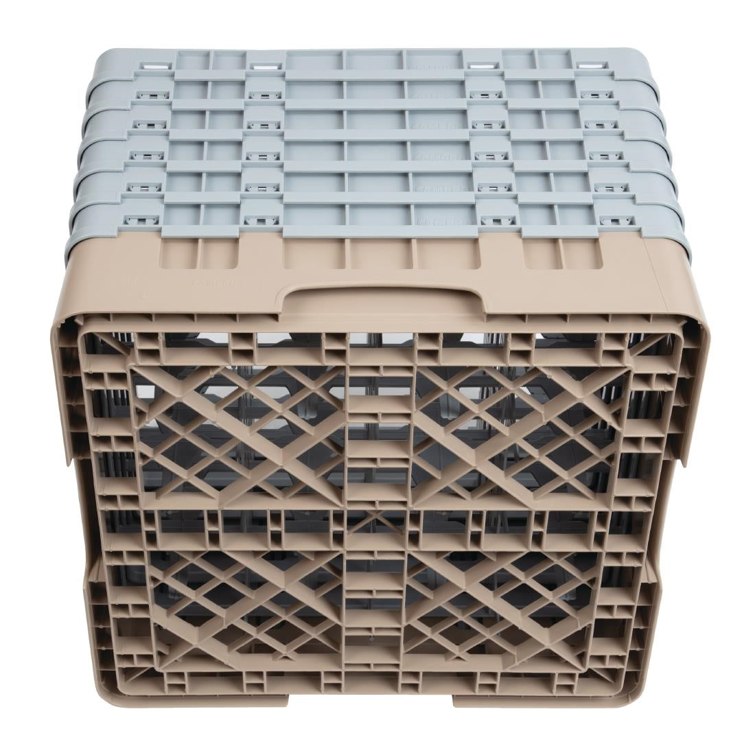 Cambro Camrack Beige 16 Compartments Max Glass Height 298mm