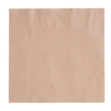 Vegware Recycled Lunch Napkin Kraft 33x33cm 2ply 1/4 Fold (2000 Pack)