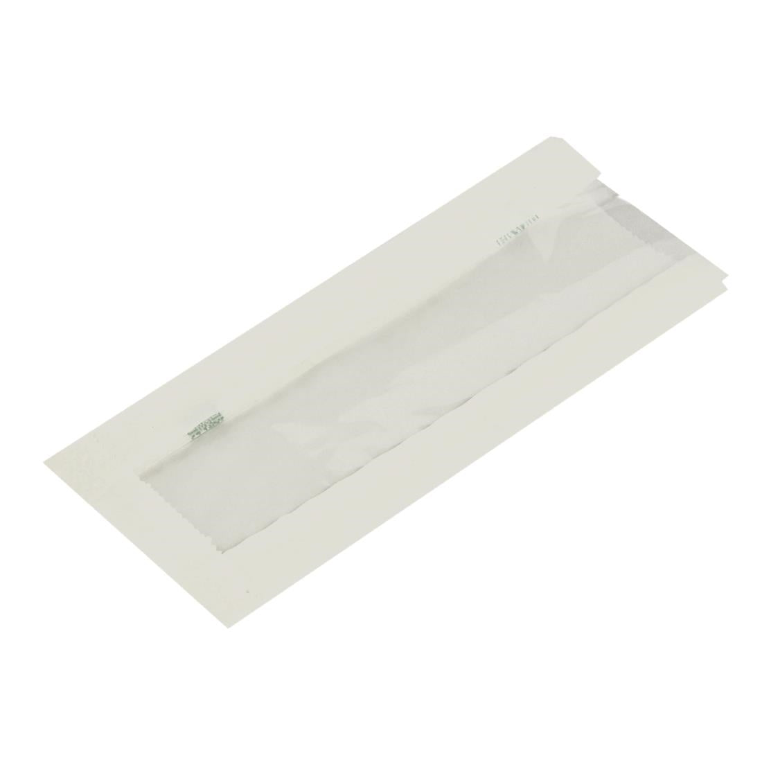 Vegware Compostable Glassine Hot Food Bags With NatureFlex Window Small (1000 Pack)