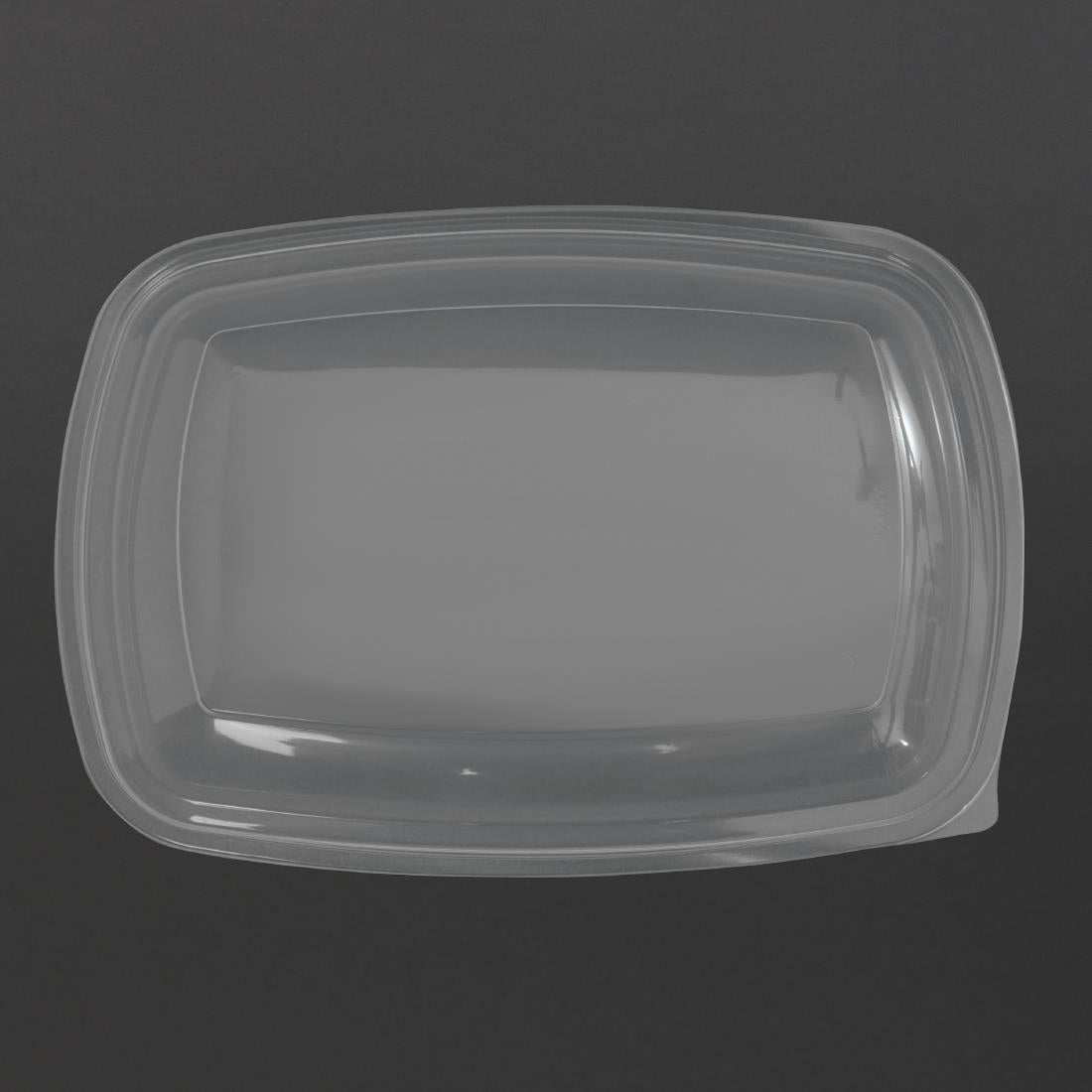 Fastpac Large Rectangular Food Container Lids 1.35Ltr  (150 Pack)
