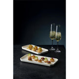 Churchill Alchemy Abstract White Deep Oblong Tray 300mm (6 Pack)