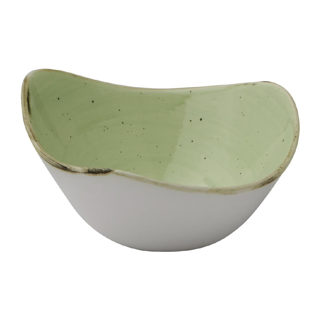 Churchill Stonecast Sage Green Triangle Bowls 153mm (12 Pack)