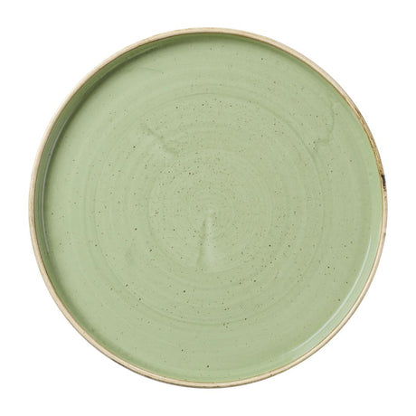 Churchill Stonecast Sage Green Walled Plates 260mm (6 Pack)