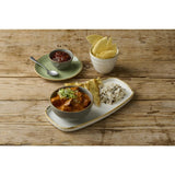 Churchill Stonecast Barley White Chefs' Walled Oblong Plates 300mm (6 Pack)