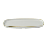 Churchill Stonecast Barley White Chefs' Walled Oblong Plates 350mm (6 Pack)