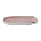 Churchill Stonecast Petal Pink Chefs' Walled Oblong Plates 300mm (6 Pack)