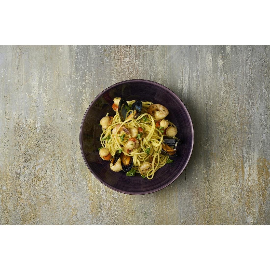 Churchill Stonecast Patina Deep Purple Coupe Bowls 248mm (12 Pack)