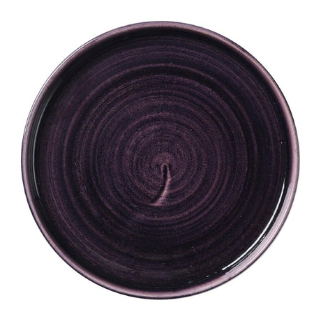 Churchill Stonecast Patina Deep Purple Walled Plates 210mm (6 Pack)