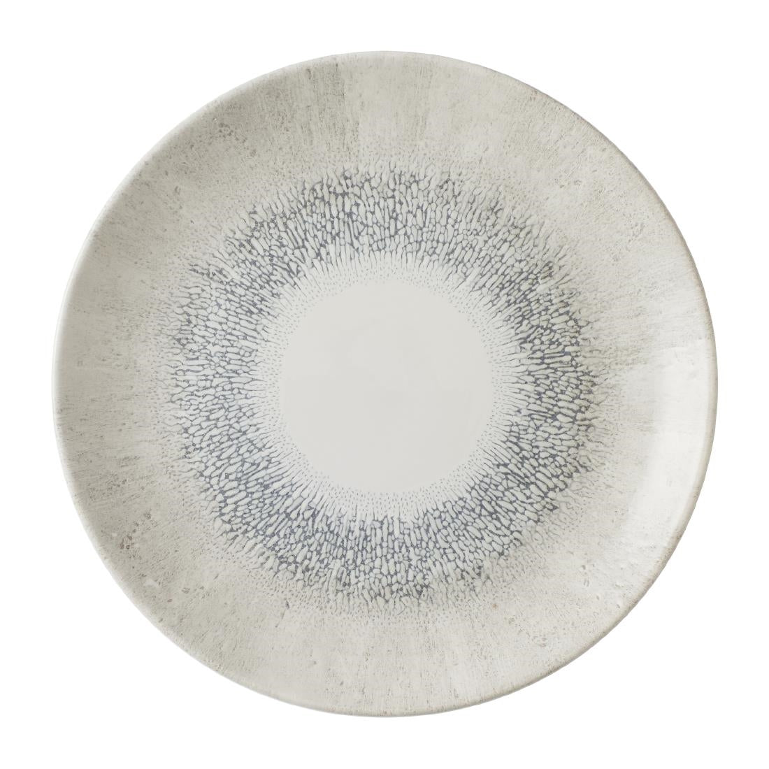 Churchill Studio Prints Fusion Grey Coupe Plates 260mm (12 Pack)