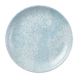 Churchill Vintage Prints Med Tiles Aquamarine Coupe Plates 217mm (12 Pack)