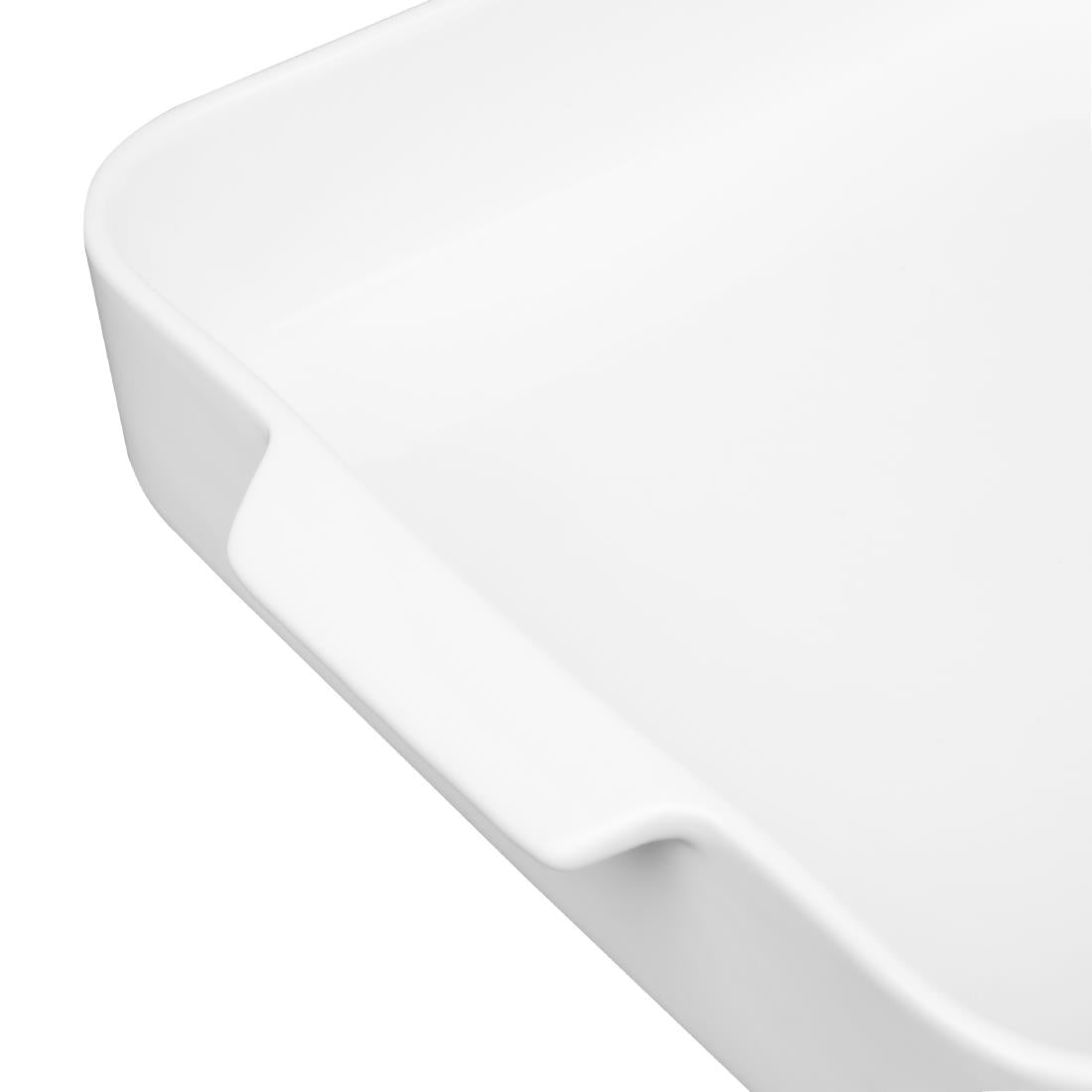 Olympia Whiteware Square Eared Roaster 200x180x40mm (3 Pack)
