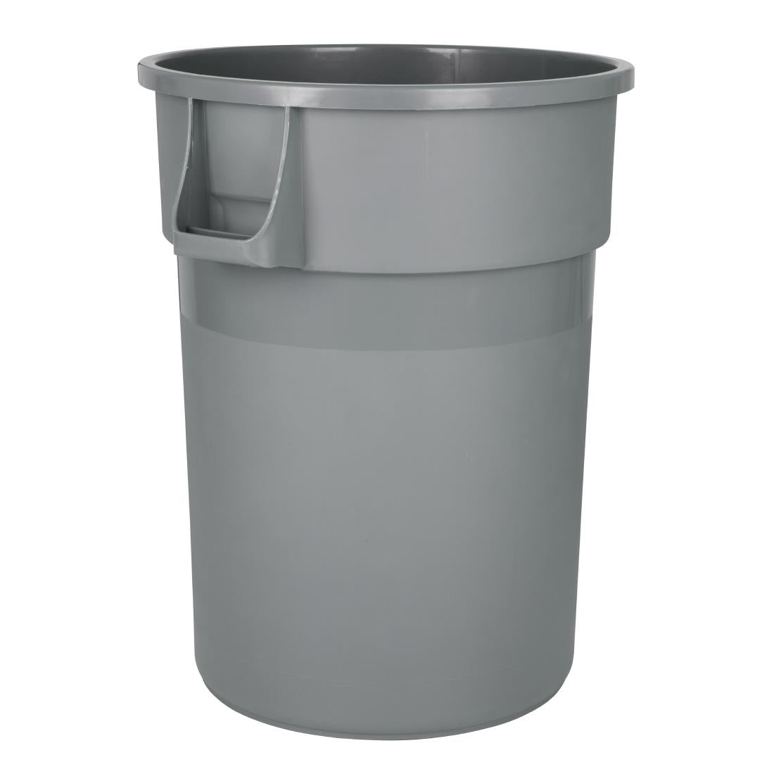 Jantex Heavy-Duty Round Bin Grey 160Ltr