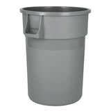 Jantex Heavy-Duty Round Bin Grey 160Ltr