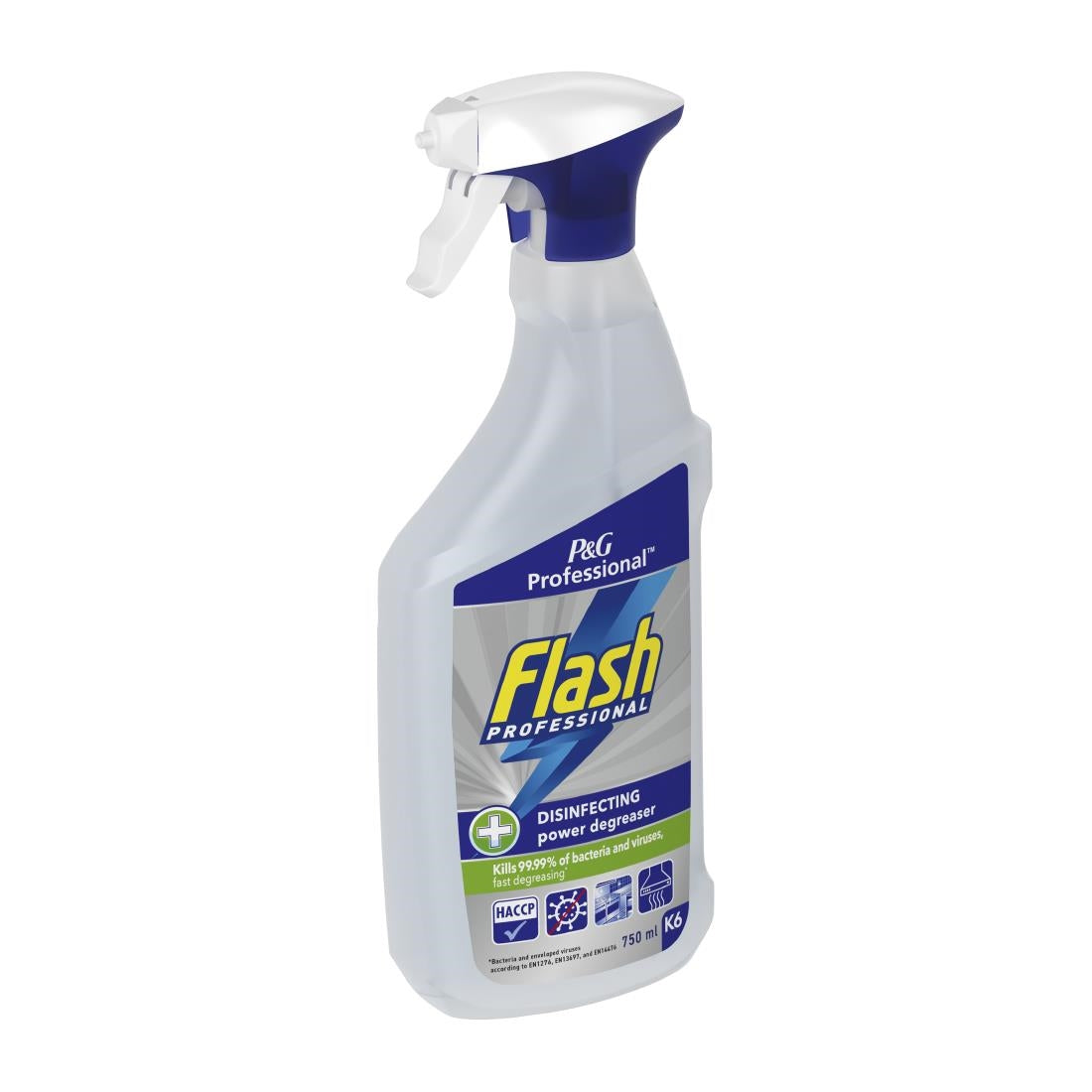 Flash Professional Disinfecting Power Degreaser Cleaning Spray 750ml (6 Pack)