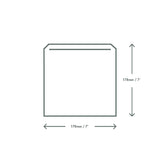 Vegware Compostable Paper Sandwich Bags Kraft - 7x7" (1000 pack)