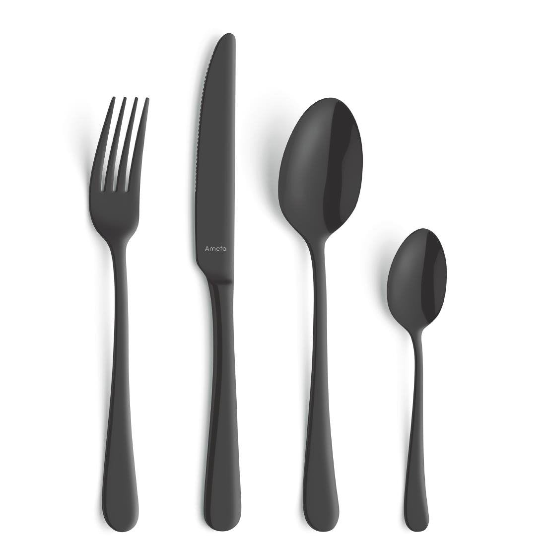 Amefa Medium Teaspoon Black (12 Pack)