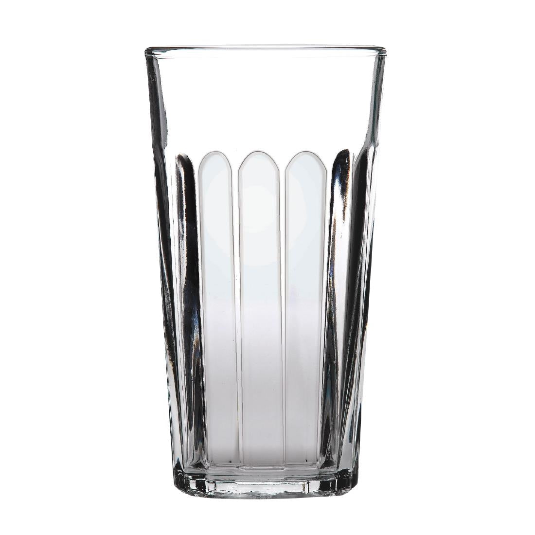 Onis Panelled Cooler Glasses 470ml (12 Pack)