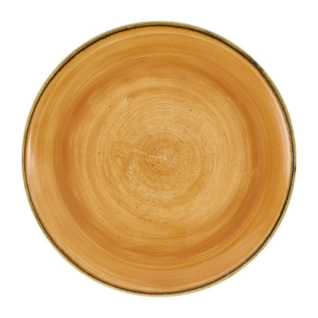 Churchill Stonecast Tangerine Coupe Plates 260mm (12 Pack)