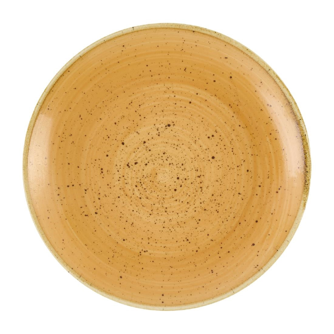 Churchill Stonecast Tangerine Coupe Plates 165mm (12 Pack)