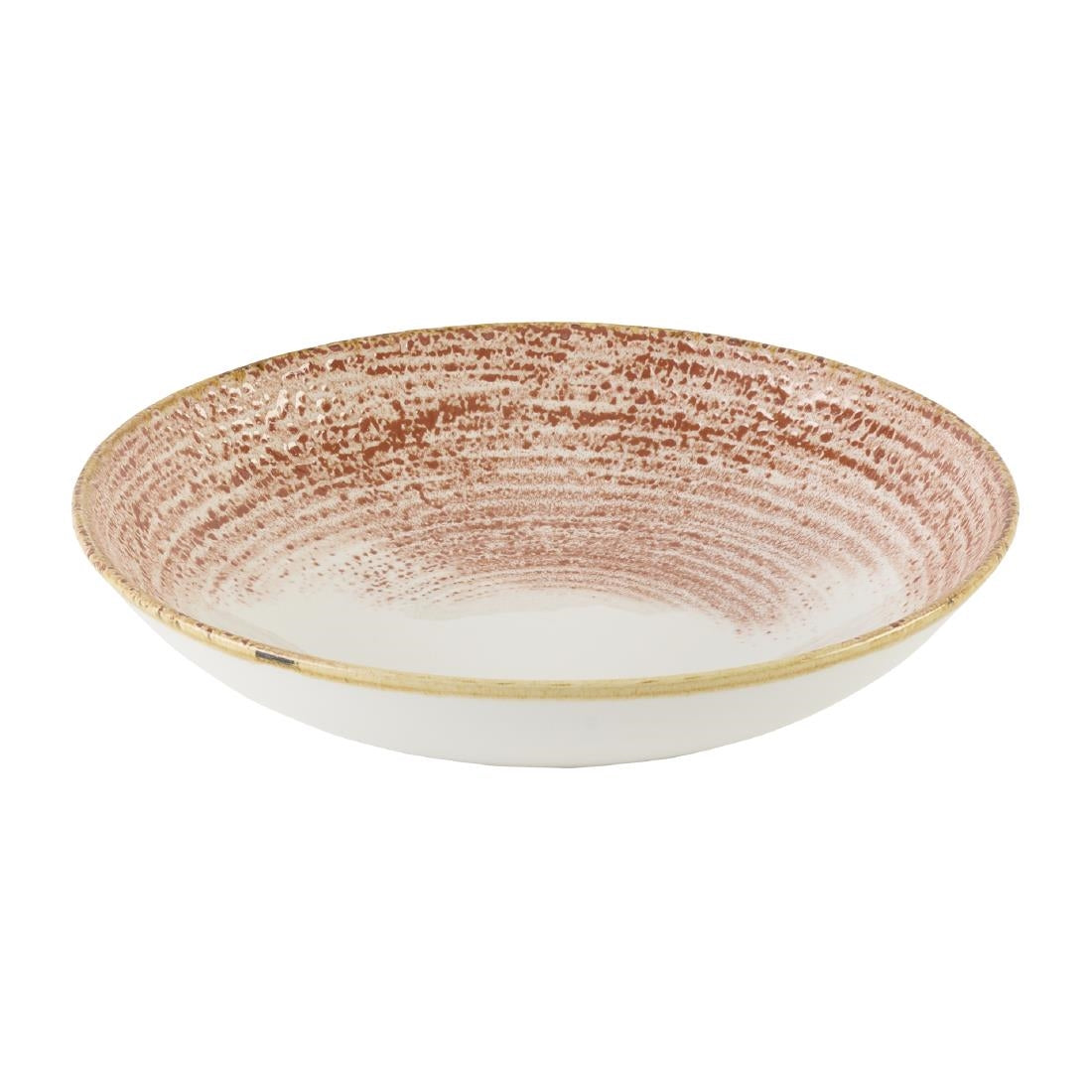 Churchill Studio Prints Homespun Accents Coral Coupe Bowls 248mm (12 Pack)