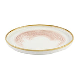 Churchill Studio Prints Homespun Accents Coral Walled Plates 260mm (6 Pack)