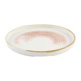 Churchill Studio Prints Homespun Accents Coral Walled Plates 210mm (6 Pack)