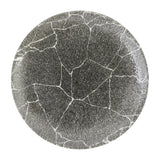 Churchill Studio Prints Kintsugi Quartz Black Coupe Plates 217mm (12 Pack)
