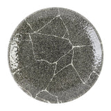 Churchill Studio Prints Kintsugi Quartz Black Coupe Plates 165mm (12 Pack)