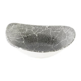Churchill Studio Prints Kintsugi Quartz Black Triangle Bowls 235mm (12 Pack)