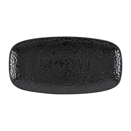 Churchill Studio Prints Homespun Chroma Carbon Chefs' Oblong Plates No. 3 -298 x 153mm (12 Pack)
