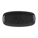 Churchill Studio Prints Homespun Chroma Carbon Chefs' Oblong Plates No. 2 -269 x 127mm (12 Pack)