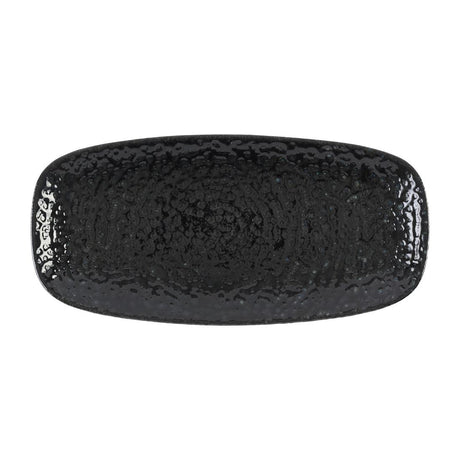 Churchill Studio Prints Homespun Chroma Carbon Chefs' Oblong Plates No. 2 -269 x 127mm (12 Pack)