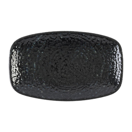 Churchill Studio Prints Homespun Chroma Carbon Chefs' Oblong Plates No. 1 -200 x 121mm (12 Pack)