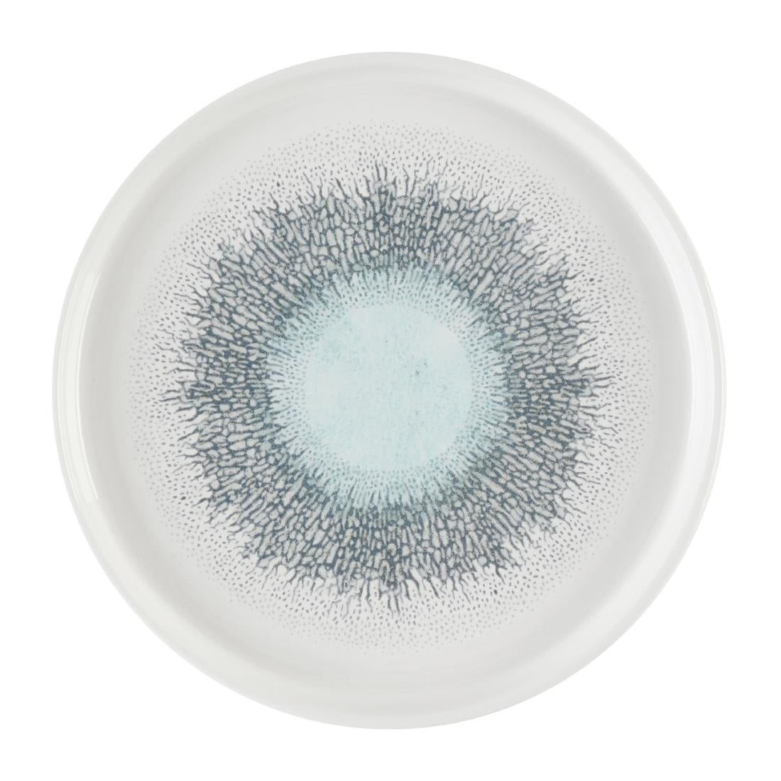 Churchill Studio Prints Fusion Aquamarine Chefs' Walled Plates 210mm (6 Pack)