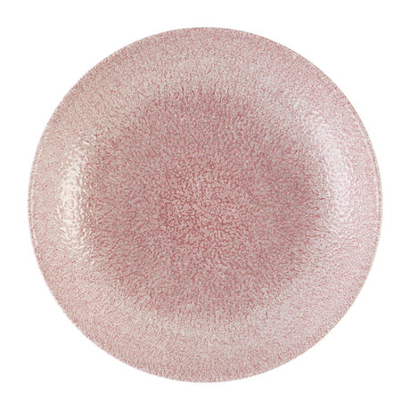 Churchill Studio Prints Raku Rose Quartz Pink Coupe Plates 260mm (12 Pack)